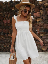 Vacation High Waisted Backless Mini Dress